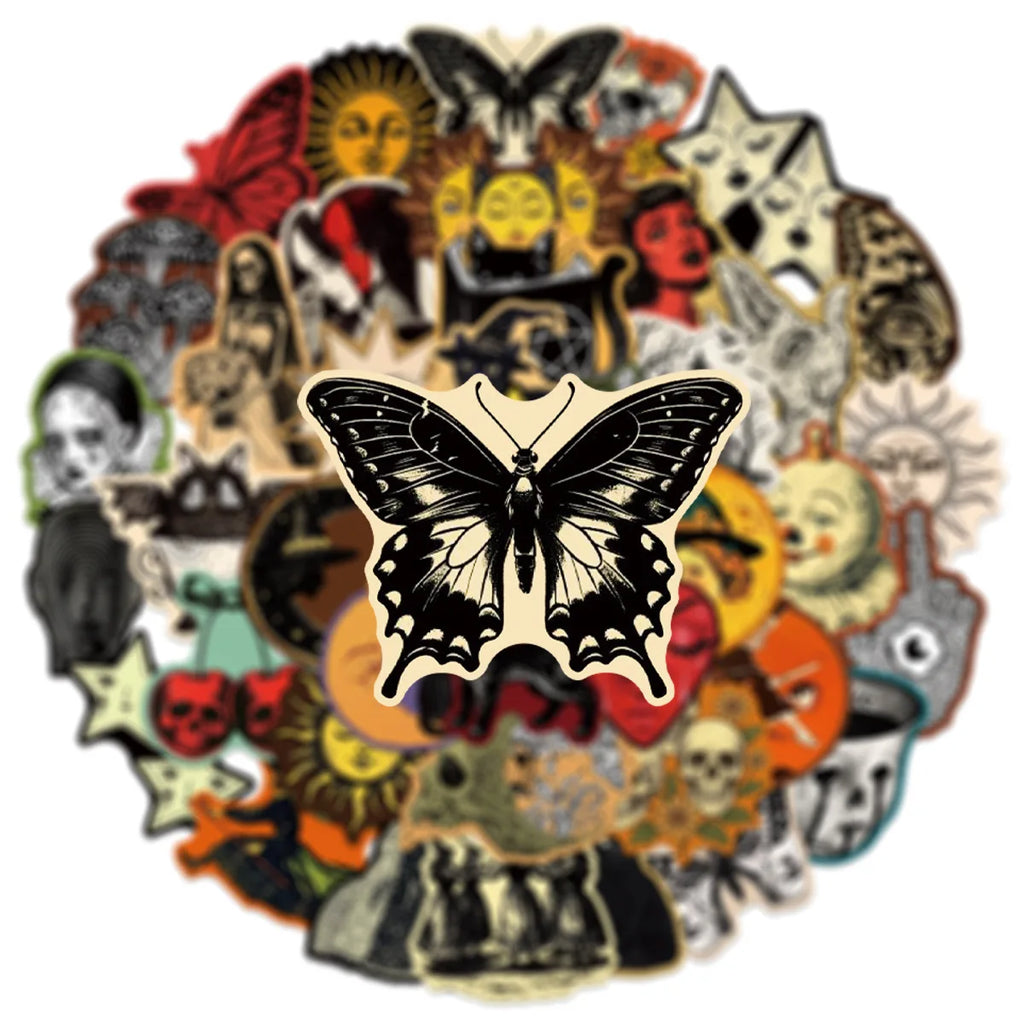 Vintage Gothic Sticker Pack
