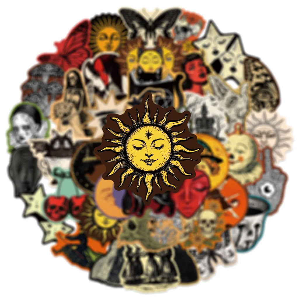 Vintage Gothic Sticker Pack